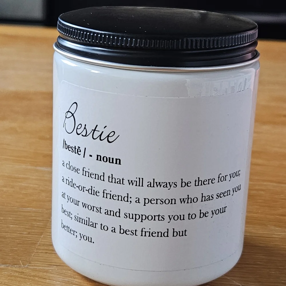 Bestie Definition Candle - 7 oz. Gift Friend Sister Mother Daughter Cousin Aunt